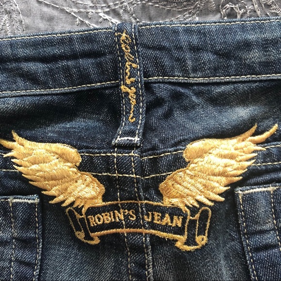 Robin's Jean Denim - NWOT Robin’s Jeans with Gold Wings